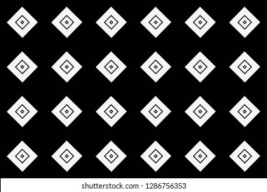 Black and white geometric seamless pattern in modern stylish. for wallpapers, web page background, surface textures, Image for advertising booklets, banners. Vector illustration