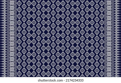 Black and white geometric seamless pattern. Simple regular background. Vector illustration
