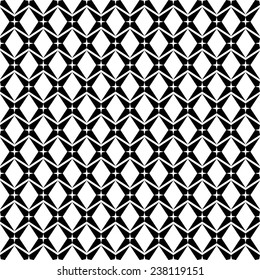 Black and white geometric seamless pattern, modern stylish, abstract background, vector, illustration.
