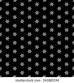 Black and white geometric seamless pattern, abstract background, vector, illustration.