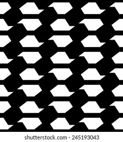 Black and white geometric seamless pattern, abstract background, vector, illustration.
