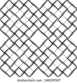 Black and white geometric seamless pattern modern stylish, abstract background. vector, illustration.