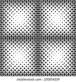 Black and white geometric seamless pattern, abstract background, vector, illustration.
