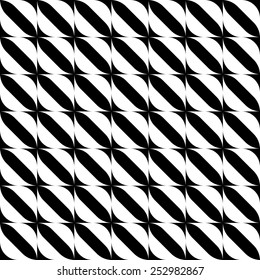Black and white geometric seamless pattern with stripe, abstract background, vector, illustration.