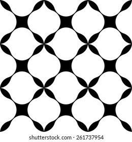 Black and white geometric seamless pattern modern stylish. Abstract background. Vector seamless pattern.