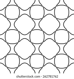Black and white geometric seamless pattern modern stylish with line. Abstract background. Vector seamless pattern.