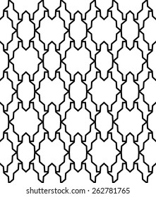 Black and white geometric seamless pattern modern stylish with line. Abstract background. Vector seamless pattern.