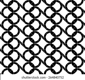 Black and white geometric seamless pattern. Abstract background. Vector seamless pattern.