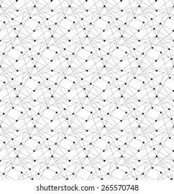 Black and white geometric seamless pattern with line. Abstract background. Vector seamless pattern.