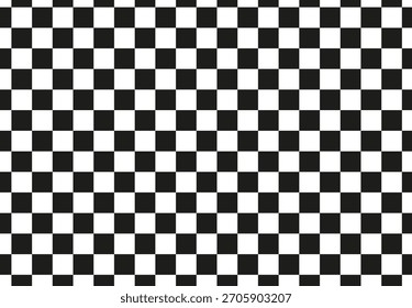 Patrón sin costuras geométrico negro, blanco. Textura repetible a cuadros, fondo. Cuadrados de ajedrez, fondo de azulejos de tablero de ajedrez. 
Azulejos de tablero de ajedrez Fondo de pantalla sin fin.