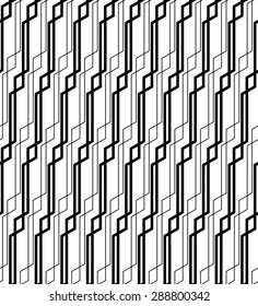 Black and white geometric seamless pattern modern stylish with line. Abstract background. Vector seamless pattern.