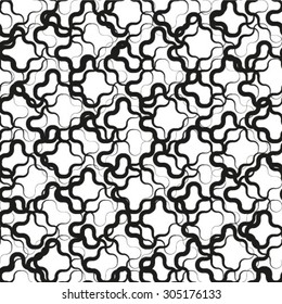 Patrón transparente geométrico en blanco y negro, fondo abstracto, vector