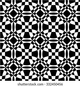  Black and white geometric seamless pattern in modern stylish. Abstract background. Vector seamless pattern.