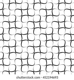 Black and white geometric seamless pattern. Abstract background. Vector seamless pattern.