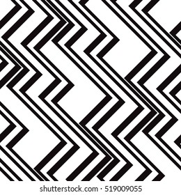 Patrón transparente geométrico en blanco y negro. Sencillo fondo normal. Ilustración del vector