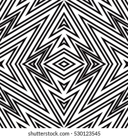 Black and white geometric seamless pattern. Simple regular background. Vector illustration