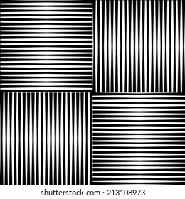 Black and white geometric seamless patterns.