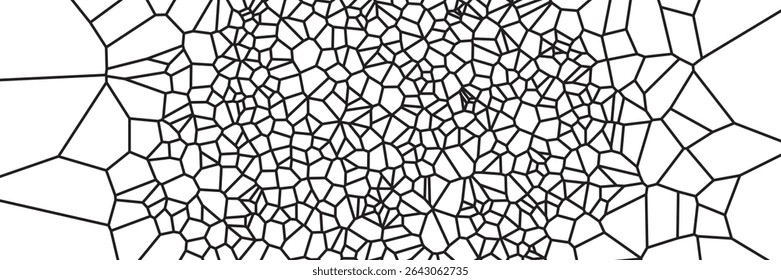 Conjunto de vetores de padrões contínuos geométricos preto e branco. Formas irregulares pano de fundo repetido para web azulejos, ciência e desenhos de interiores.