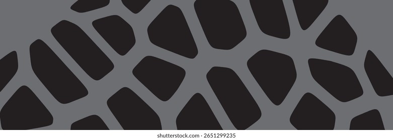 Black and white geometric seamless patterns vector set. Irregular shapes repeated backdrop for web tiles, science and interior designs. voronoi line polygonal cells template background collection,
