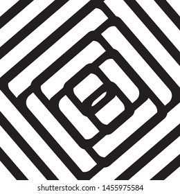 Black and white geometric shapes Vektor illustration