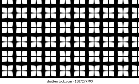 Black and White Geometric Square Background Pattern