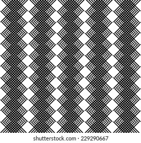 Black and white geometric stripe seamless pattern abstract background, vector, eps10.