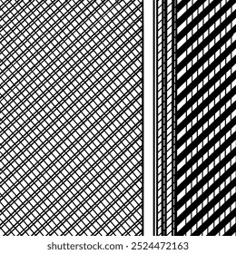 Black and White Geometric Vector Cushion Cover Design Pattern,used to create Repeating Pattern geometric lines seamless pattern graphic striped pattern. Stripes zigzag Design for decor, print, package