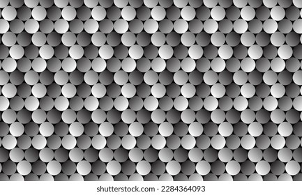 Schwarz-weißes geometrisches Muster für den Hintergrund. Originelles Musterdesign von VerseOne. 