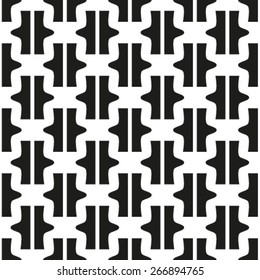 Black and white geometrical template for design.