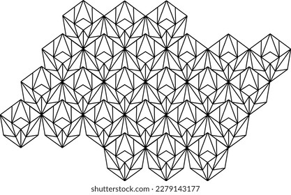 black and white geometry. Vector illustration. geometric background.