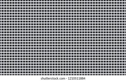 Black and white gingham pattern teblechloth.Vector illustration