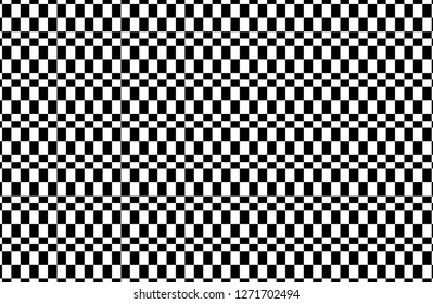 Black and white Gingham pattern.Texture from rhombus for - plaid,tablecloths,clothes,shirts, dresses,paper,bedding,blankets,quilts and other textile products.Vector illustration.EPS-10.
