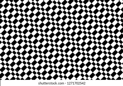 Black and white Gingham pattern.Texture from rhombus for - plaid,tablecloths,clothes,shirts, dresses,paper,bedding,blankets,quilts and other textile products.Vector illustration.EPS-10.