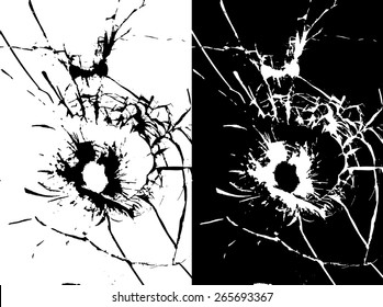bullet hole vector