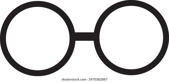 BLACK AND WHITE GLASS EYE HERRY POTTER ROUND 