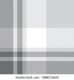 Black and White Glen Plaid textured seamless pattern suitable for fashion textiles and graphics