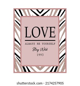 black and white glitter shine line love heart background sweet design tee illustration art vector