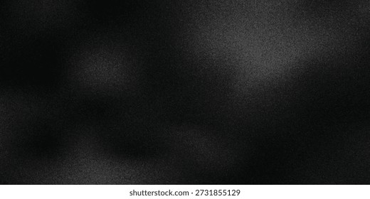 Fundo abstrato da bandeira da textura do brilho branco preto com espaço.  Efeito de estrela cintilante semelhante ao espaço textura do universo do céu noturno grão áspero
