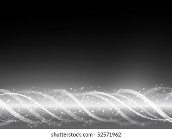 Black and White Glowing Lines Background. Editable Vector Illustration. You can change the color as you want.