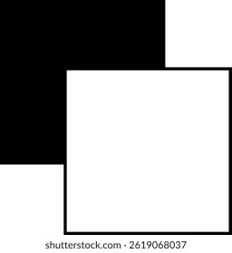 Diseño de icono magnífico en blanco y negro