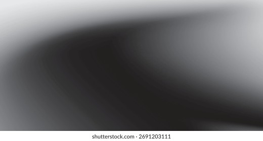  Schwarz-weißer Farbverlauf-Hintergrund, dunkel mit Netzverlauf-Effekt. Vektorgrafik