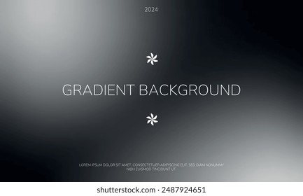 Black and White Gradient Background v2