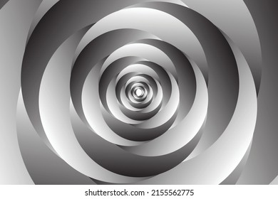 Diseño libre de fondo abstracto de flor gradiente negro y blanco