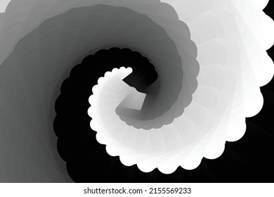 Black and white gradient flower abstract background free design