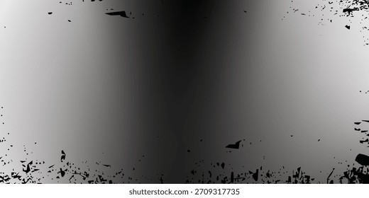 Fundo preto branco gradiente grunge abstrato com textura granulada ruído. Para cartaz, banner, folheto e apresentação.