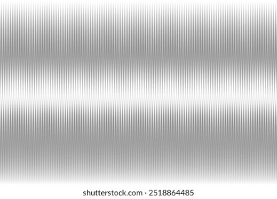 Gradiente blanco y negro que imita el vidrio acanalado sobre un fondo transparente, efecto de rayas de tendencia