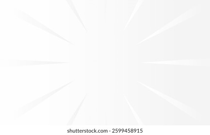Black and white gradient ray burst dot style background vector design