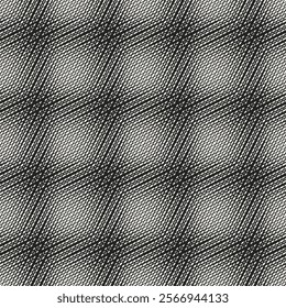 Black And White Grain Check Pattern