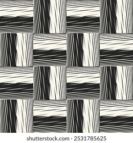 Schwarz-Weiß-Korn Fliesen Zigzag Muster