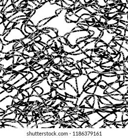 black and white graphic abstract texture line art for fashion textile design